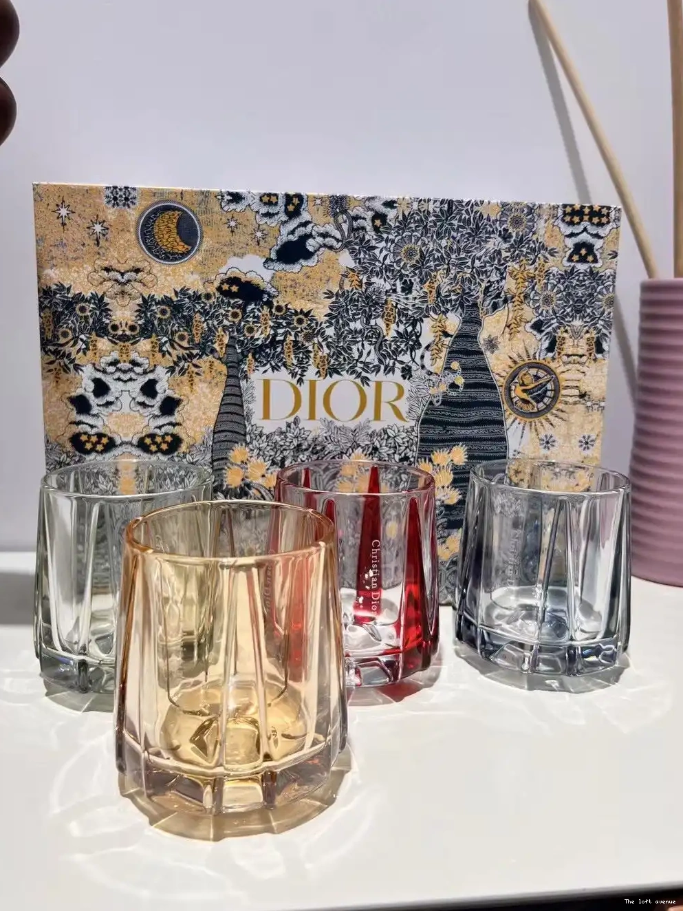 4 CHRISTIAN SET CUP GLASS 0512